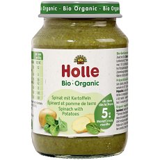 Piure de spanac bio cu cartofi fara gluten pentru copii 5 luni - 190 g