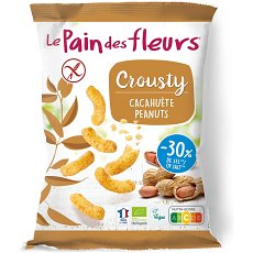 Pufuleti bio din porumb cu arahide fara gluten - 75 g