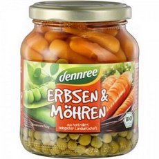 Mazare bio cu morcovi la borcan - 660 g