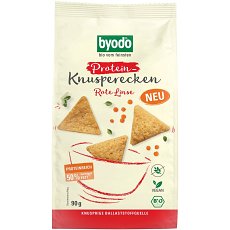 Mini Crackers bio proteici cu linte rosie fara gluten - 90 g