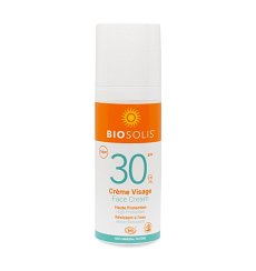 Crema Bio de fata cu protectie solara SPF 30, 50 ml Biosolis