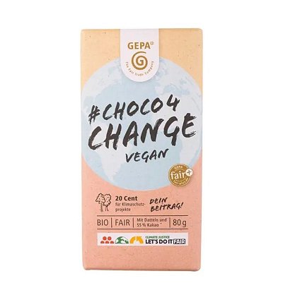 ECO/BIO Ciocolata Choco4Change Vegan si Fair, 80g