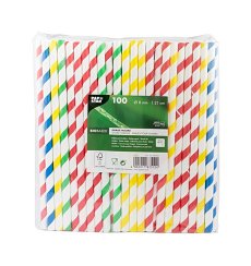 PAIE DIN CARTON BIO PENTRU SHAKES, 100 BUCATI PAP STAR