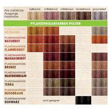 Vopsea bio pentru par, pe baza de plante, Bronz, 100g Sante