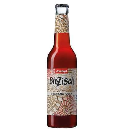Bautura carbogazoasa BIO cu guarana si cola, 330ml VOELKEL