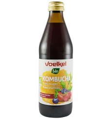 ECO/BIO Kombucha cu zmeura si capsuni 330ml