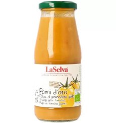 Piure bio de rosii galbene, 425g LaSelva