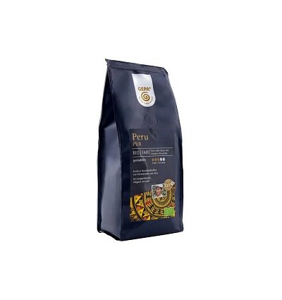 Cafea bio macinata Peru pur, 250 g Gepa