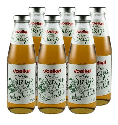 Sirop bio din flori de soc, 0,5l VOELKEL