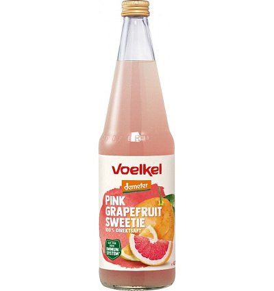 Suc bio de grapefruit roz, 700ml VOELKEL