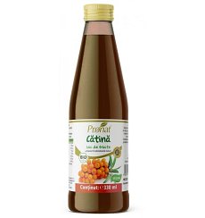 Suc de catina alba 100%, bio, 330 ml Medicura