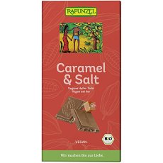 Baton vegan bio cu cacao ovaz si caramel sarat - 100 g
