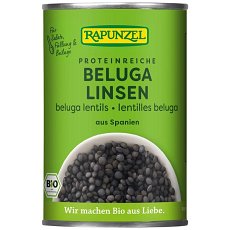 Linte beluga bio neagra in conserva - 400 g