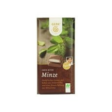 ECO/BIO Ciocolata amaruie cu menta 80gr