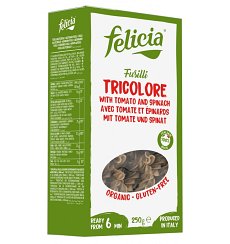 ECO/BIO Fusilli tricolore 250gr