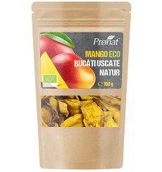 ECO/BIO Mango fructe uscate- fara zahar, 100gr