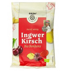 ECO/BIO Bomboane cu ghimbir si cirese 100gr