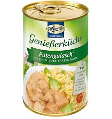 Gulas de curcan in sos fin, 400g