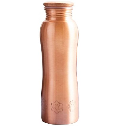 Sticla din cupru 600ml, Chakra Matt
