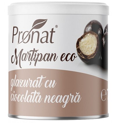 ECO/BIO Marzipan in ciocolata neagra, vegan, 70gr