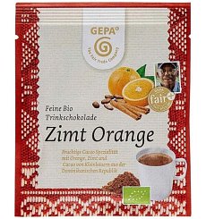ECO/BIO Ciocolata calda cu portocale si scortisoara, 15gr